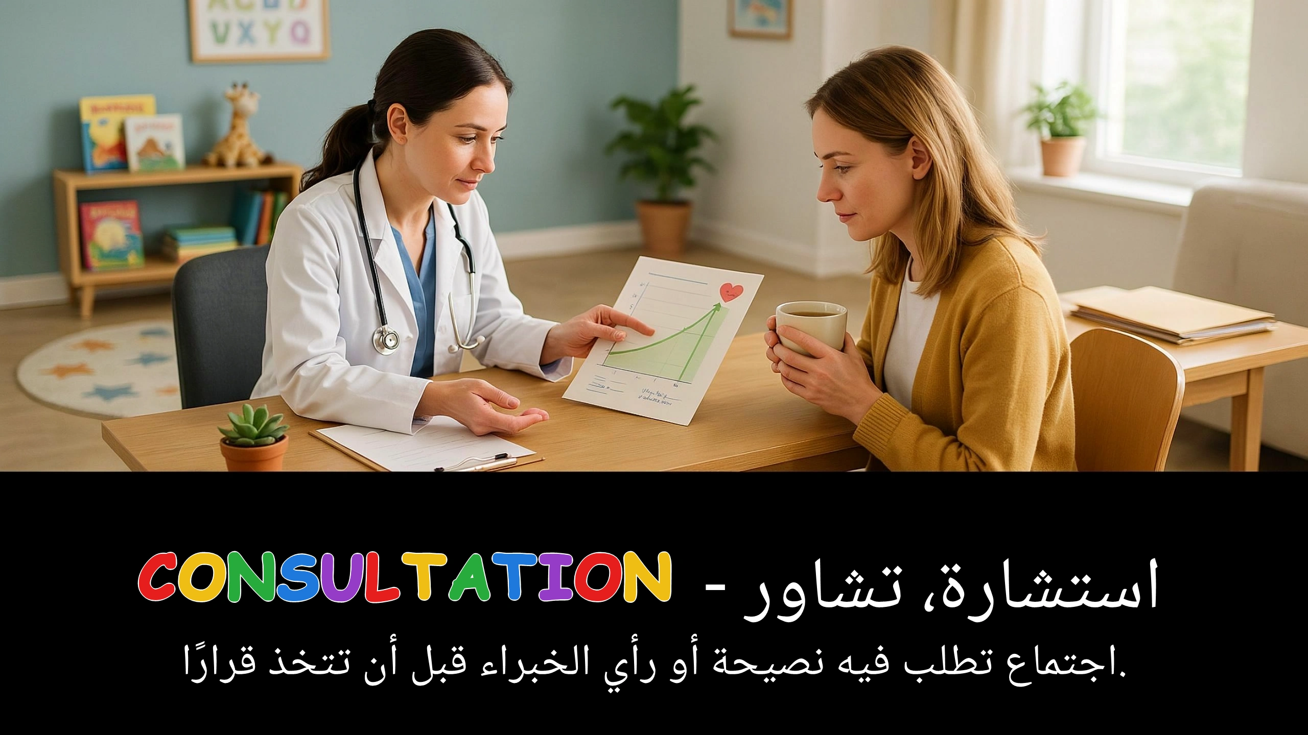 Arabic Illustration for consultation